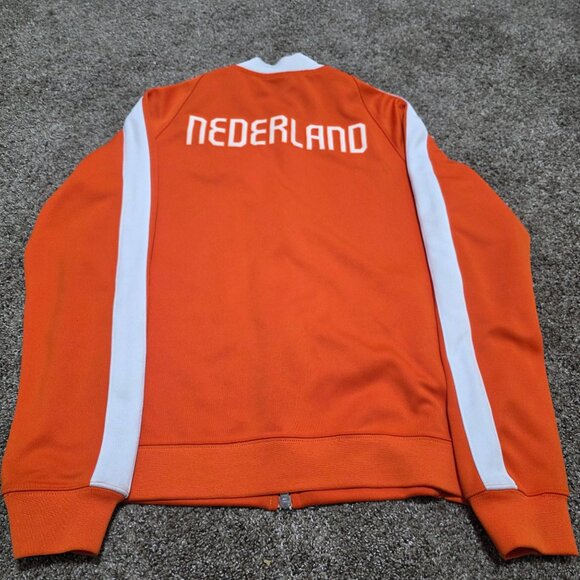 Nike Netherlands KNVB Full-Zip Track Jacket Men’s M – Orange/White “NEDERLAND” - Picture 7 of 8
